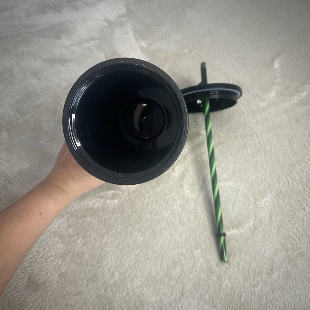 NEW Starbucks 2024 Wicked Defy Gravity‎ 24oz Tumbler Glow in the Dark Elphaba - Picture 6 of 6
